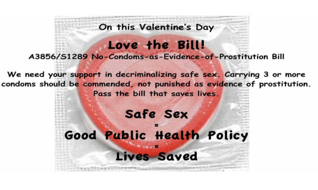 Repeal the 3 Condom Rule; Call  Your State Senator Mon. & Tue.