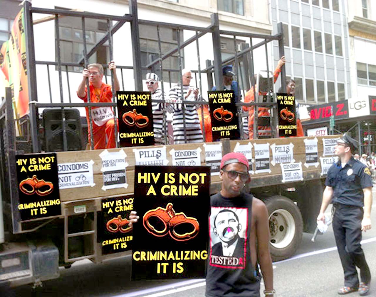 ACT UP, Queerocracy and Sero Project Protest HIV Transmission Criminalization