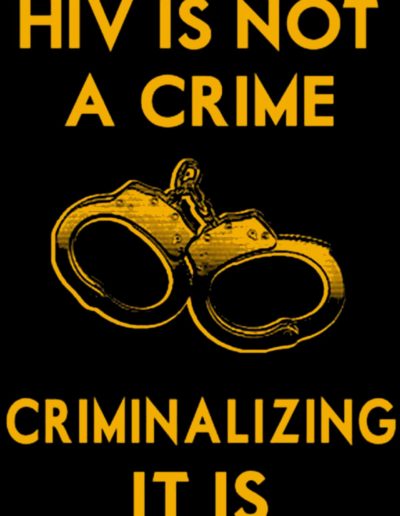 ACT UP NY HIV Crime Poster