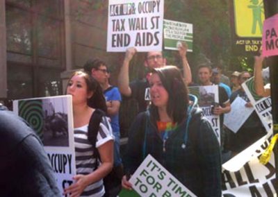 Activists Clog Financial District Streets