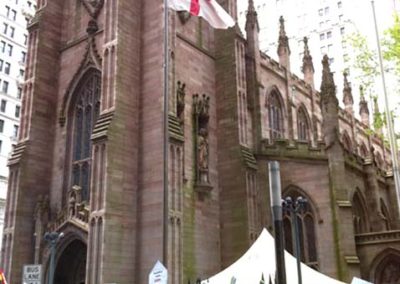 Assemble at Trinity Church, B-way & Wall at 7am