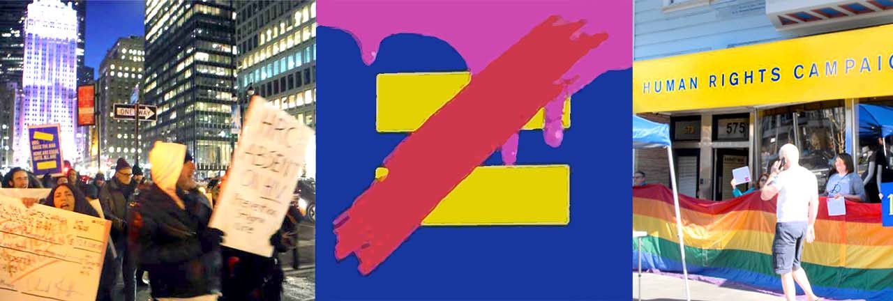 AIDS Activists Zap HRC 1% Gala