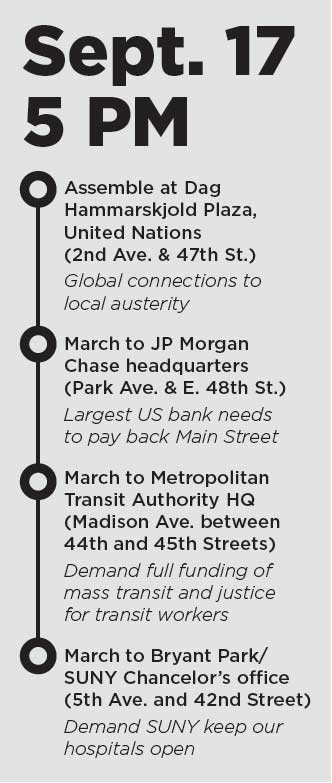 "Robin Hood Tax March Outline