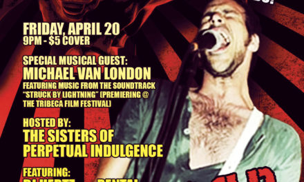 On Friday Apr. 20th the 3rd ACT UP Fundraiser This Week – Rock Bar NYC
