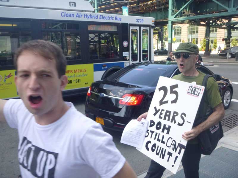 ACT UP Demands DOHMH PEP & PrEP Campaign