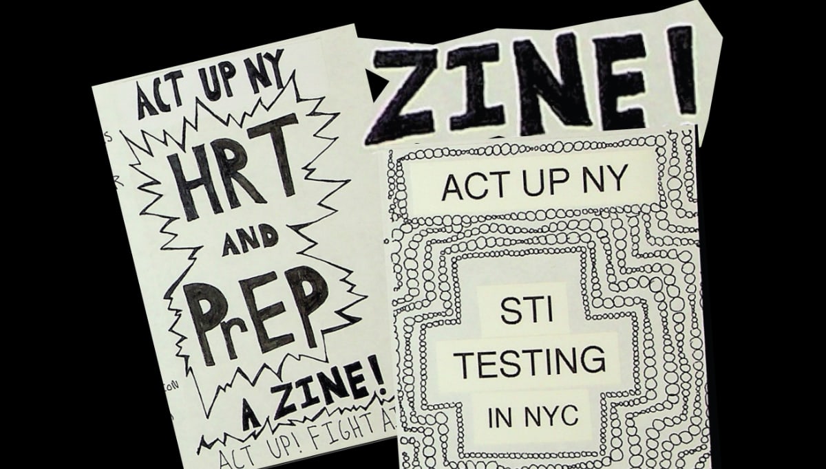 ACT UP ZINES DROP 2024 PRIDE HEALTH FAIR JUNE 30, 2024