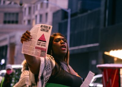 ACT UP protesting GLAAD Media Awards by Alexa Wilkinson
