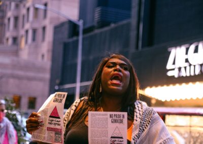 ACT UP protesting GLAAD Media Awards by Alexa Wilkinson