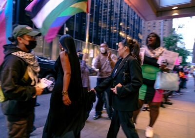 ACT UP protesting GLAAD Media Awards by Alexa Wilkinson