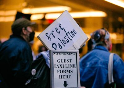 ACT UP protesting GLAAD Media Awards by Alexa Wilkinson