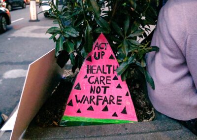 ACT UP protesting GLAAD Media Awards by Alexa Wilkinson