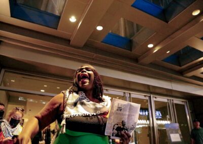 ACT UP protesting GLAAD Media Awards by Alexa Wilkinson