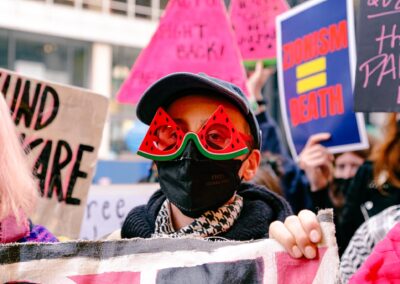 ACT UP protesting GLAAD Media Awards by Alexa Wilkinson