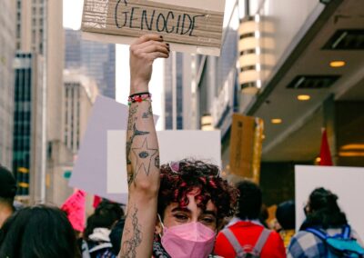 ACT UP protesting GLAAD Media Awards by Alexa Wilkinson