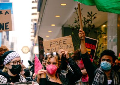 ACT UP protesting GLAAD Media Awards by Alexa Wilkinson