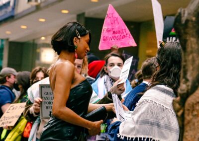 ACT UP protesting GLAAD Media Awards by Alexa Wilkinson