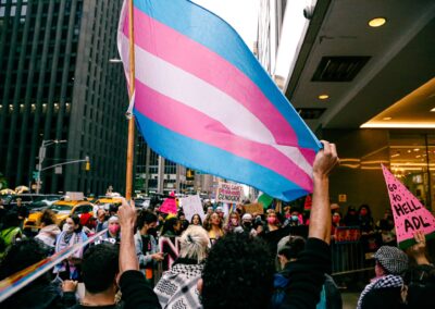 ACT UP protesting GLAAD Media Awards by Alexa Wilkinson