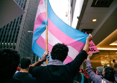 ACT UP protesting GLAAD Media Awards by Alexa Wilkinson