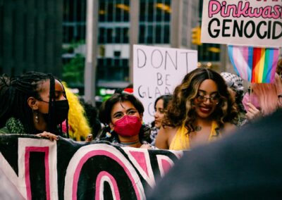 ACT UP protesting GLAAD Media Awards by Alexa Wilkinson