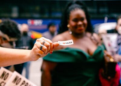 ACT UP protesting GLAAD Media Awards by Alexa Wilkinson