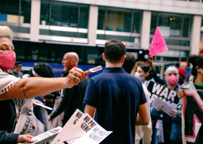 ACT UP protesting GLAAD Media Awards by Alexa Wilkinson