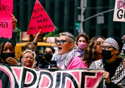 ACT UP protesting GLAAD Media Awards by Alexa Wilkinson