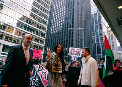 ACT UP protesting GLAAD Media Awards by Alexa Wilkinson