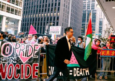 ACT UP protesting GLAAD Media Awards by Alexa Wilkinson
