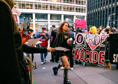 ACT UP protesting GLAAD Media Awards by Alexa Wilkinson