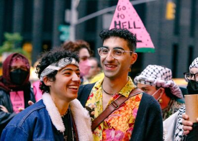 ACT UP protesting GLAAD Media Awards by Alexa Wilkinson