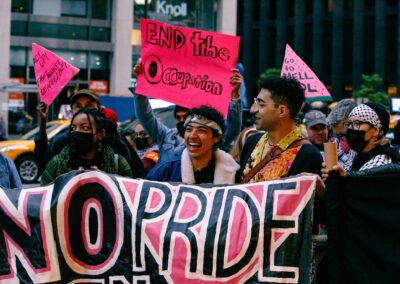 ACT UP protesting GLAAD Media Awards by Alexa Wilkinson