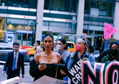 ACT UP protesting GLAAD Media Awards by Alexa Wilkinson