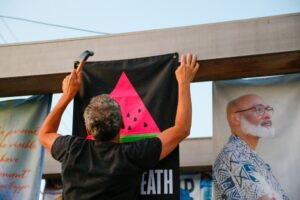 ACT UP NY PROTESTS FIRE ISLAND’S TRAILBLAZERS PARK PRIDE MEMORIAL TO HONOR ICON CECILIA GENTILI AND SHOW SOLIDARITY WITH PALESTINE ACT UP NY PROTESTS FIRE ISLAND’S TRAILBLAZERS PARK PRIDE MEMORIAL TO HONOR ICON CECILIA GENTILI AND SHOW SOLIDARITY WITH PALESTINE