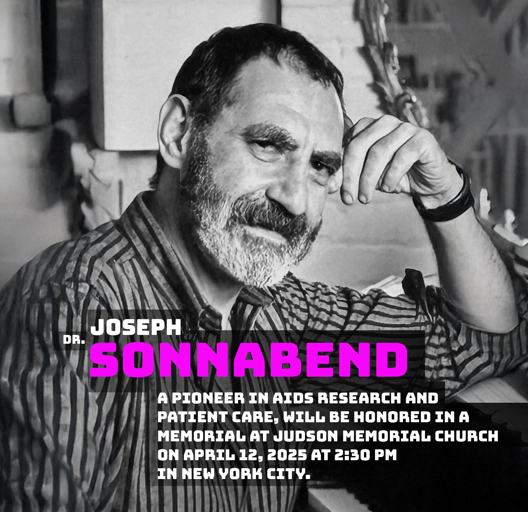 Honoring Dr. Joseph Sonnabend
