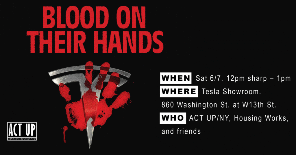 Blood on Their Hands ACT UP Event