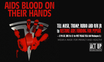 AIDS Blood On Their Hands – Sat 6/7 – 12pm sharp